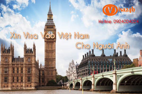 Xin visa vào Việt Nam cho người Anh