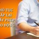 Thủ tục cấp lại giấy phép lao động