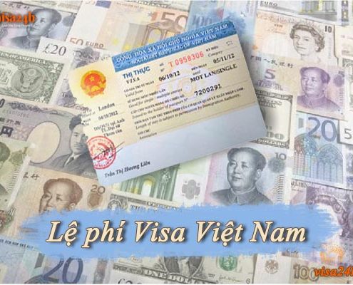 Lệ phí visa Việt Nam