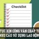 Thủ tục xin Công văn chấp thuận nhu cầu sử dụng lao động